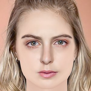 Regina Pavon Head - No Hair - Low poly head for game