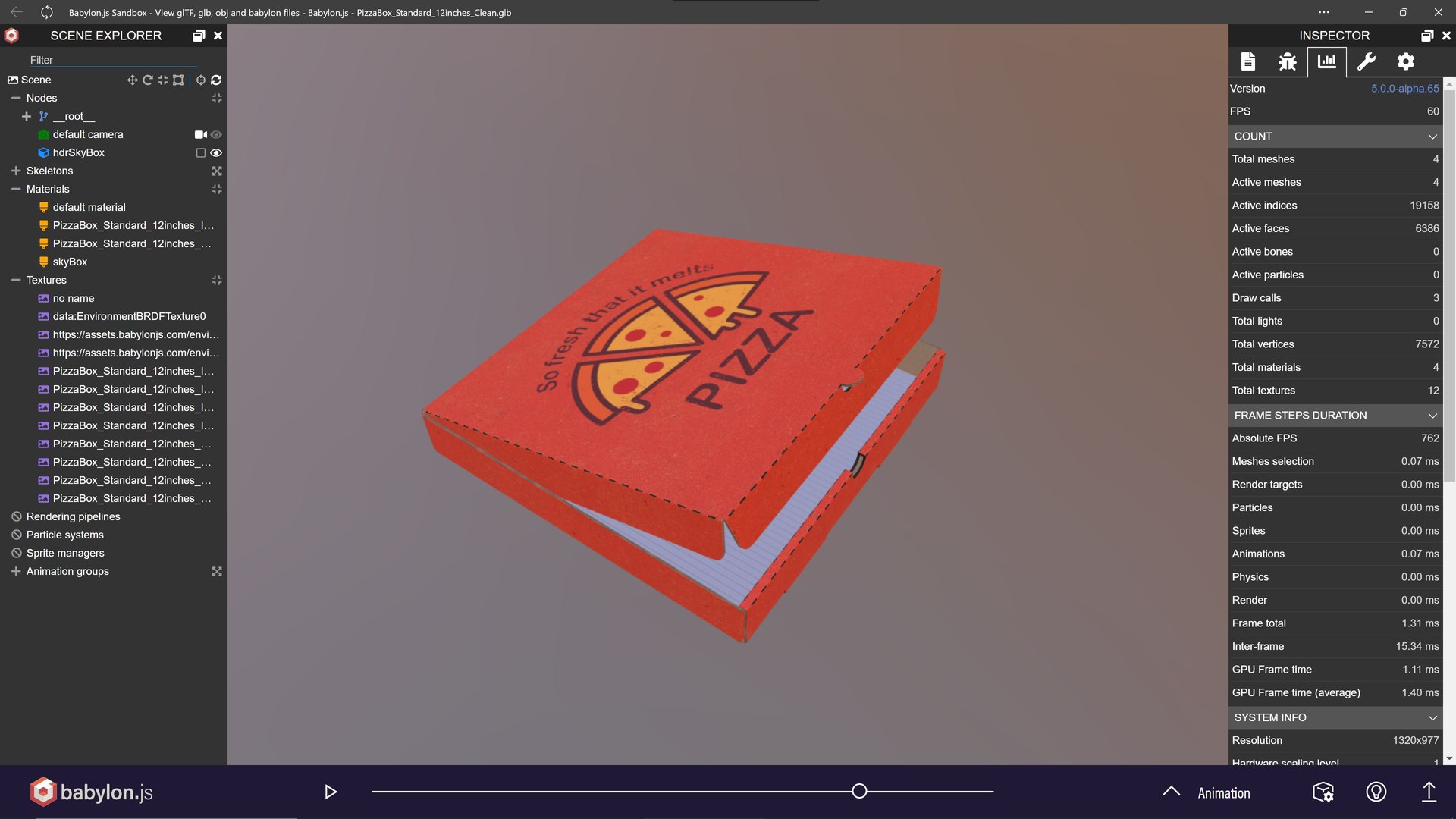 Dirty Folding Pizza Box - Animated Game Asset 3D model - TurboSquid 1836696