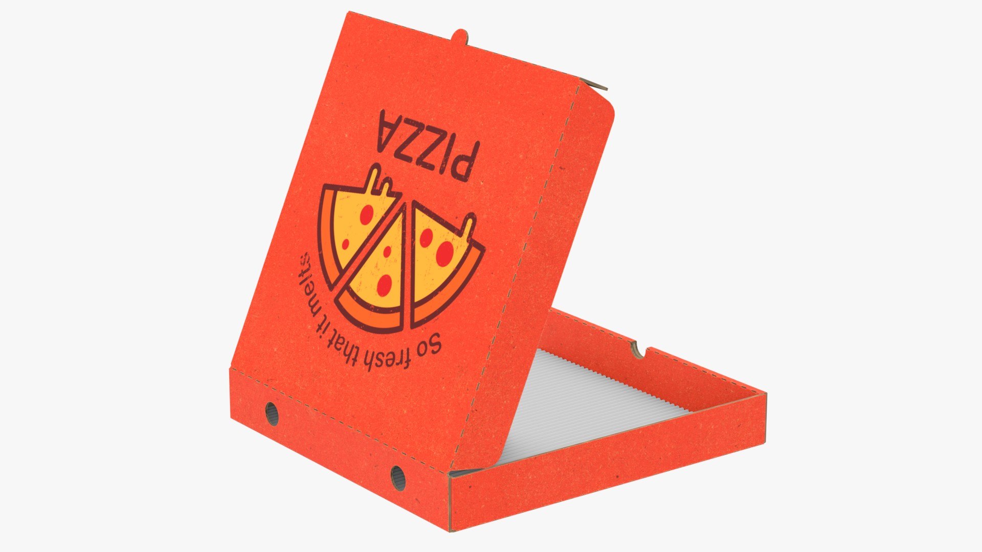 Folding Pizza Box Animated Game Asset Model TurboSquid 1834933