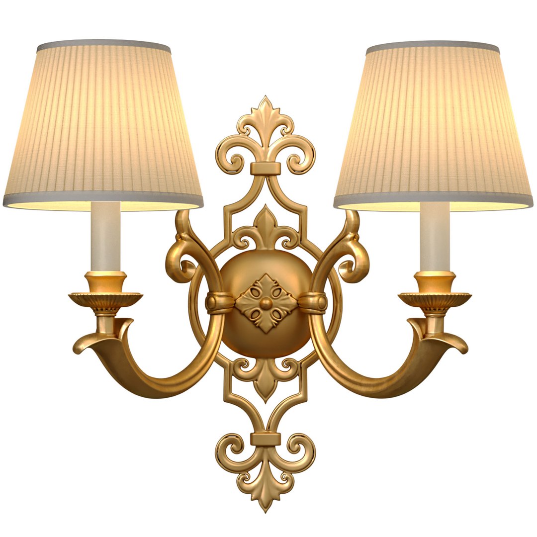 Brass Vintage Double Wall Light Sconce Cellini in Classic style 3D model model https://p.turbosquid.com/ts-thumb/u1/ZbXr2n/Fj/3ddd1/jpg/1762613860/1920x1080/fit_q87/0120381a994c7d94d181141728f93e6c264cd889/3ddd1.jpg
