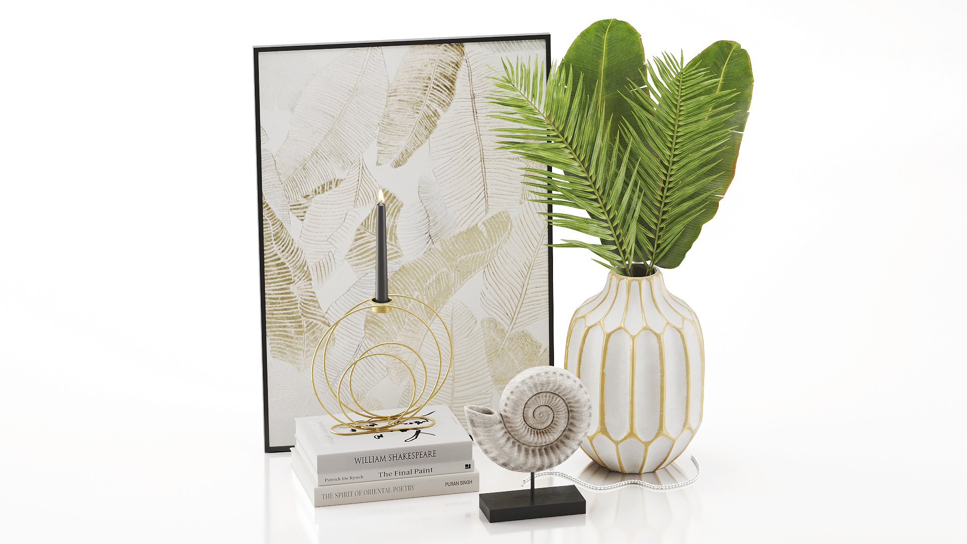 Decor Set 01 3D Model - TurboSquid 1849986