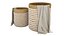Bazar Bizar Natural Coastal seashell basket