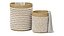 Bazar Bizar Natural Coastal seashell basket