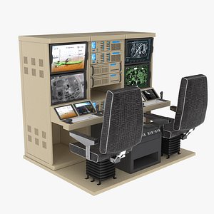 UAV Ground Control Desk 3D model