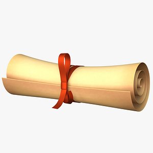 Scroll PBR 3D model