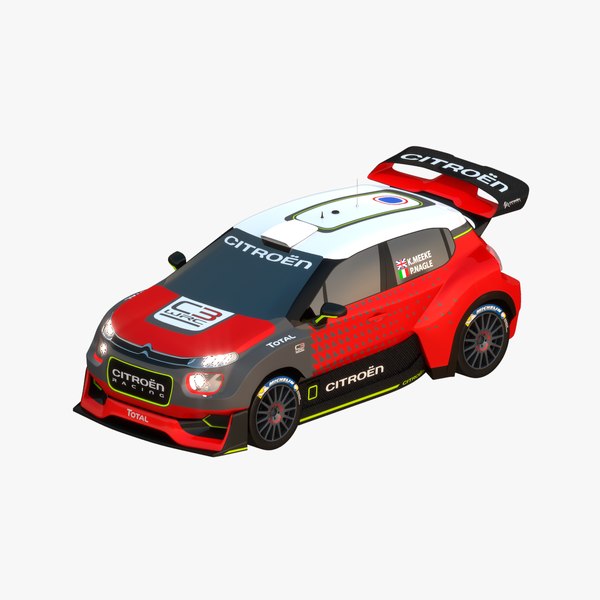 2017 citron c3 wrc 3D