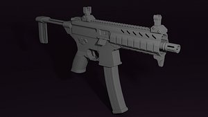 Low poly Sig Sauer MPX
