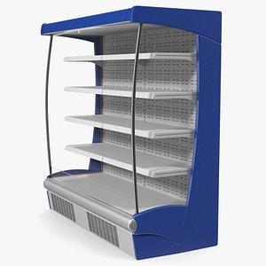 3D wall site multideck refrigerator model