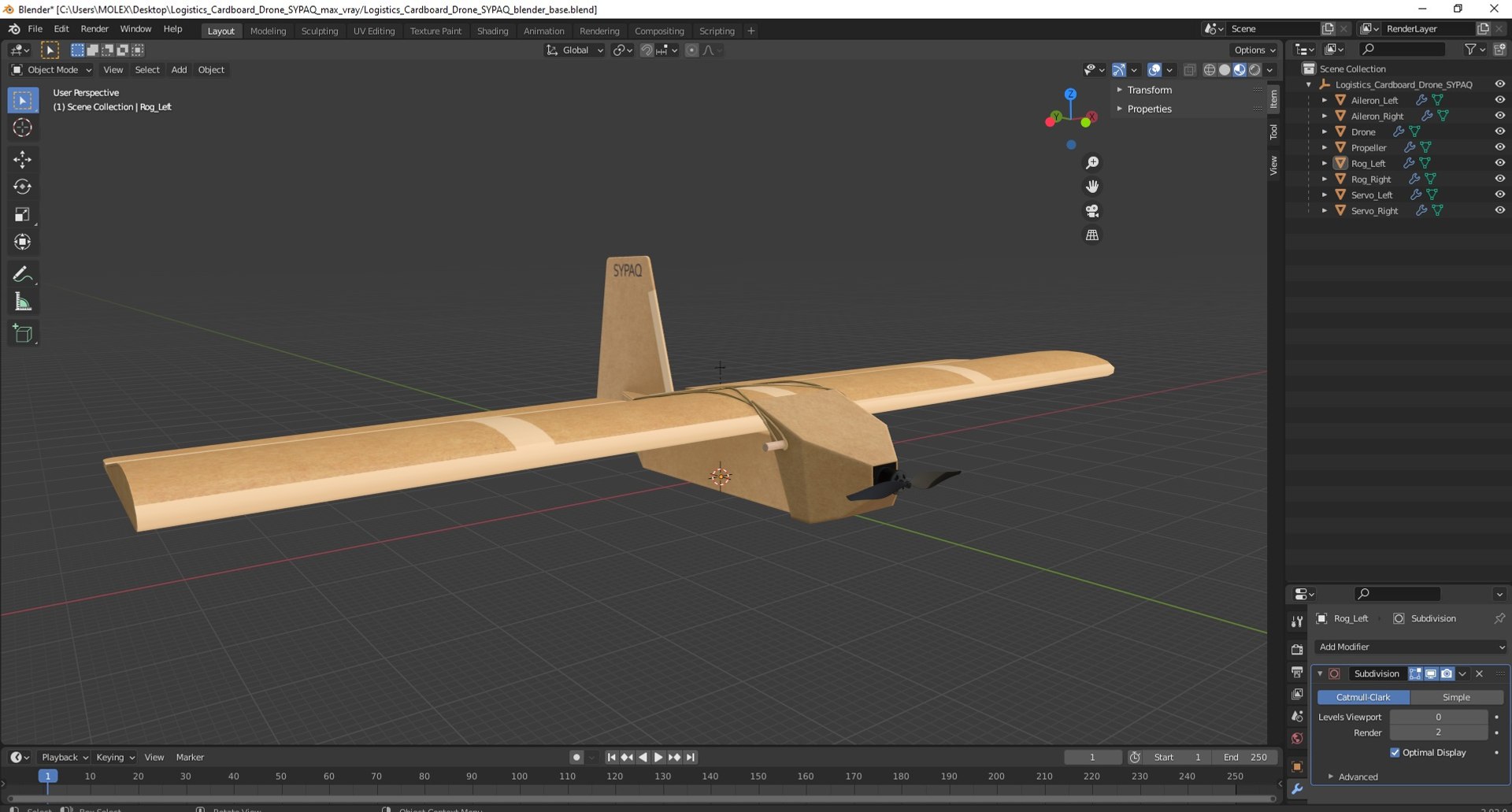 3D model Logistics Cardboard Drone SYPAQ https://p.turbosquid.com/ts-thumb/u1/kKWPBe/CU/logisticscardboarddronesypaqvray3dmodel032/jpg/1701135744/1920x1080/fit_q87/dac9c75ff04e13b18af18951bd3545bbe4829248/logisticscardboarddronesypaqvray3dmodel032.jpg