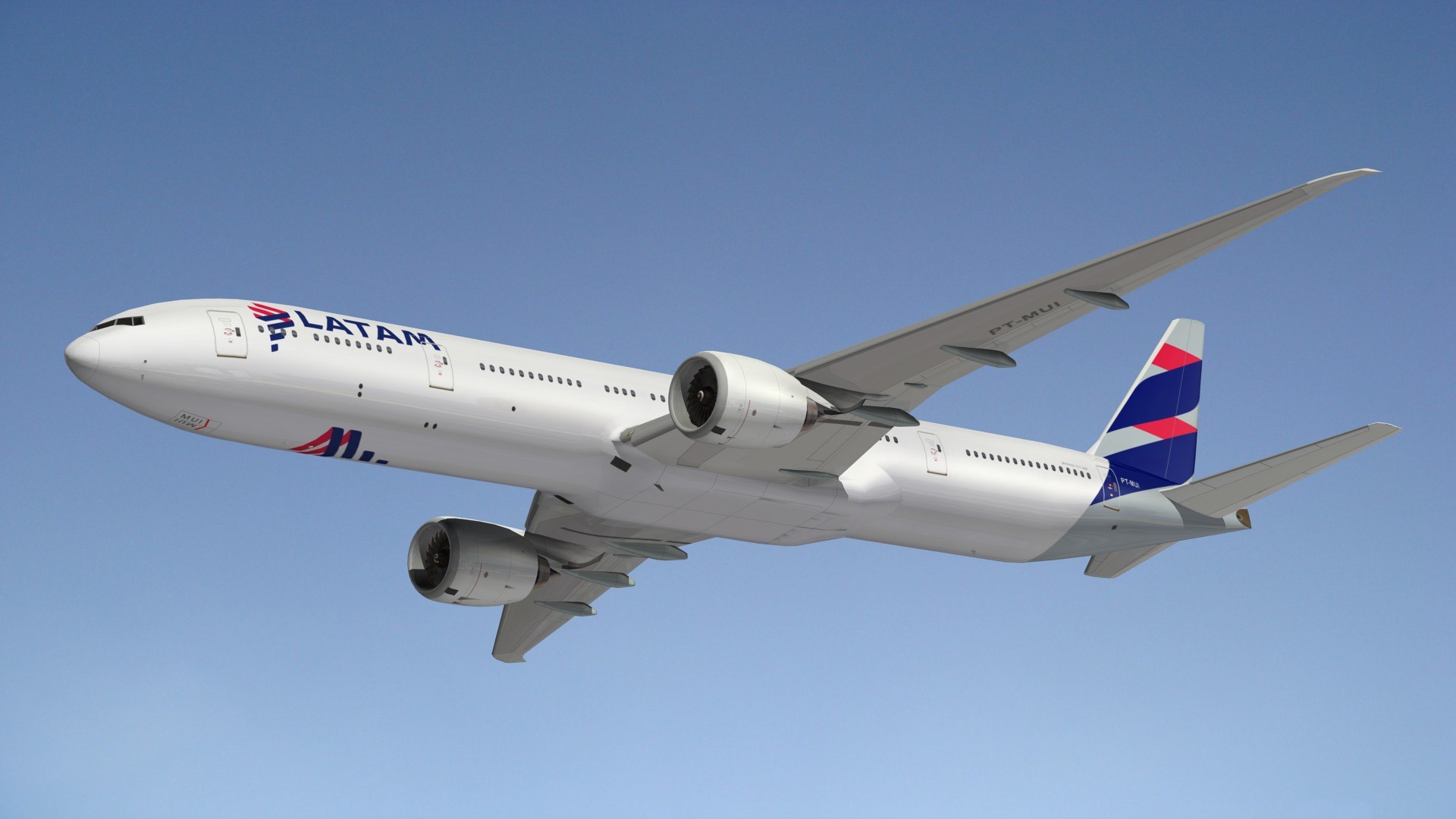 3D Boeing 777 300ER Latam Model - TurboSquid 2162689