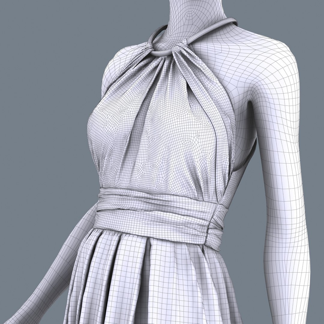 Dress 3D - TurboSquid 1605631