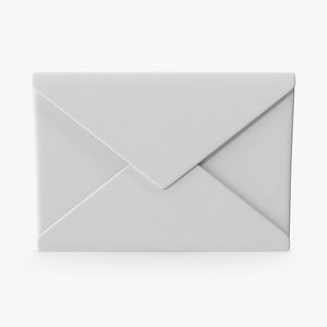 White Envelope - Closed 3D model