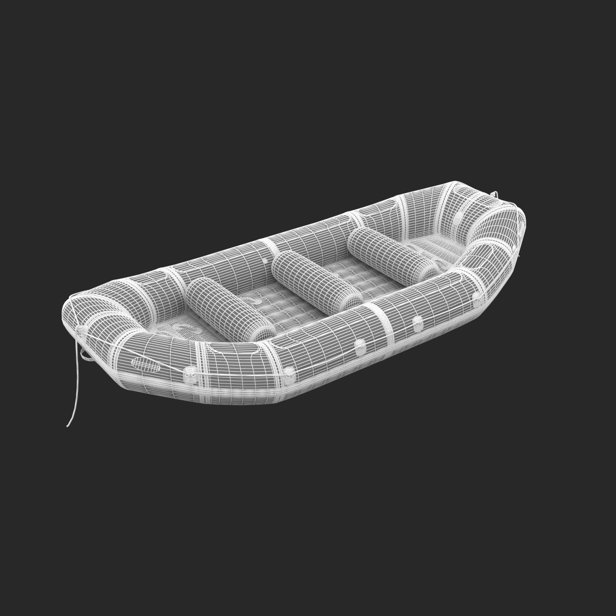 modelo 3d Robfin River Raft Profi 450 - TurboSquid 1348127
