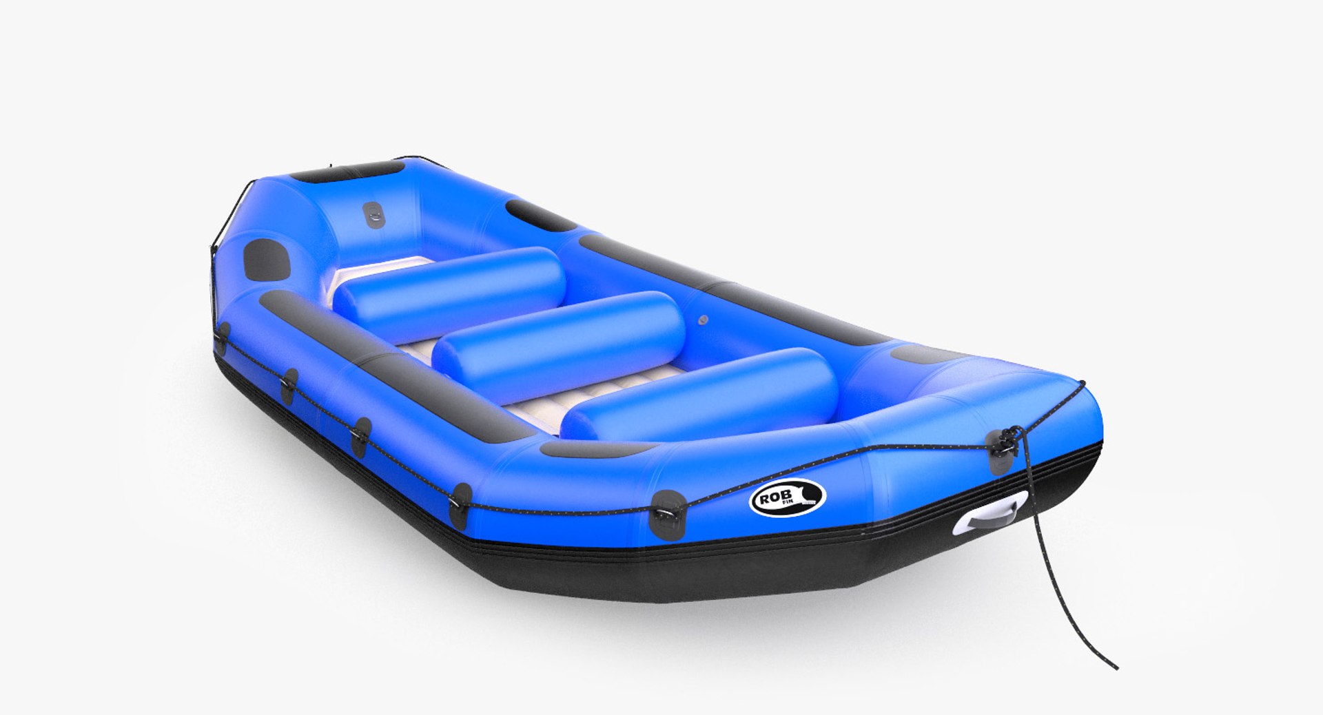 Robfin River Raft Profi 450 3D model preview