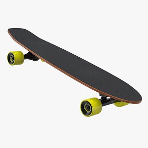kicktail skateboard generic 3D model