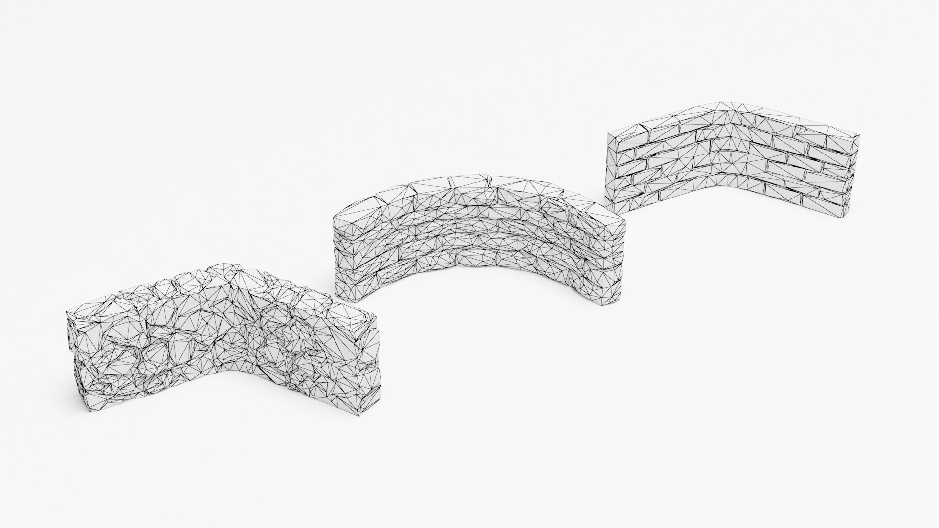 Walls Low Poly Model - TurboSquid 1946694
