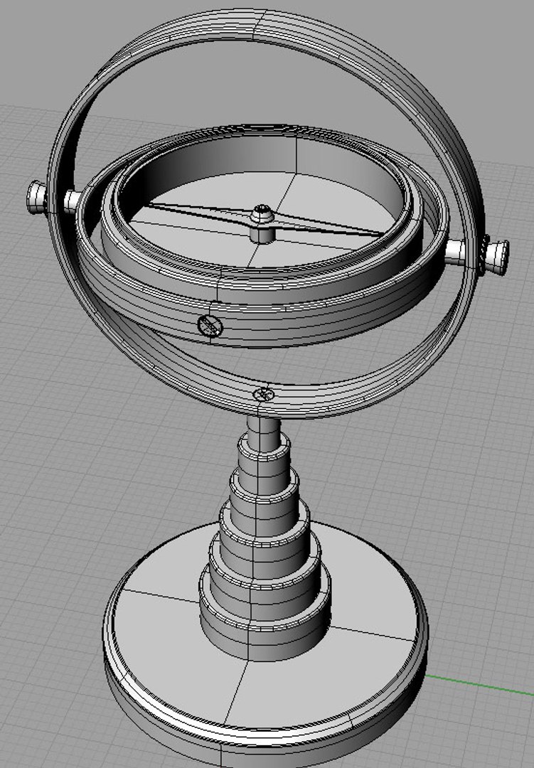 3d Compass Model