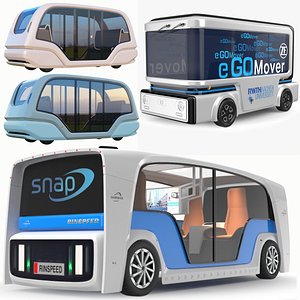 Three Electric Buses Collection
