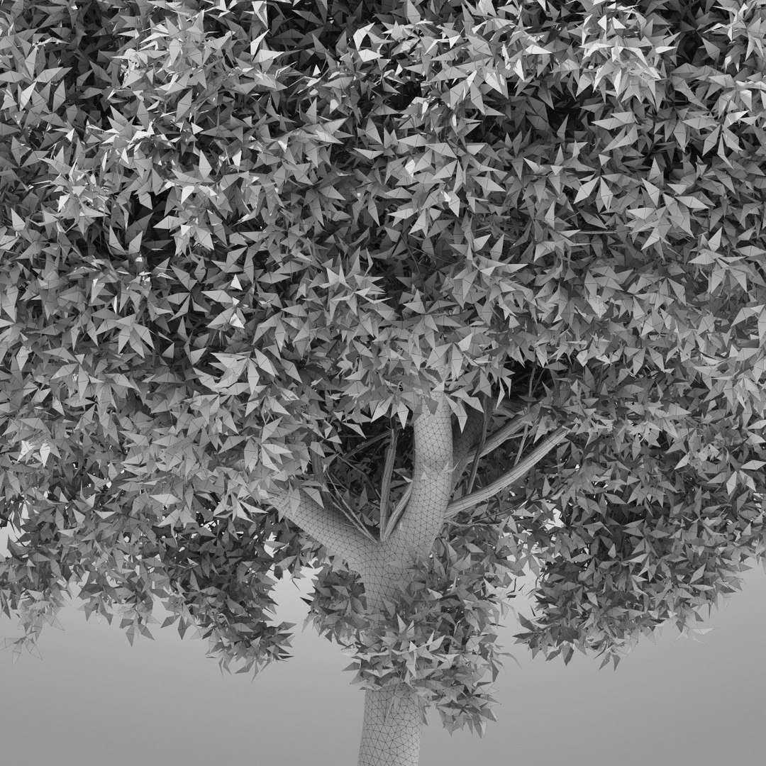hi realistic series tree obj