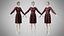 Robe 05 Velours Chocolat Avec Motif