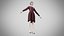 Robe 05 Velours Chocolat Avec Motif