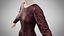 Robe 05 Velours Chocolat Avec Motif