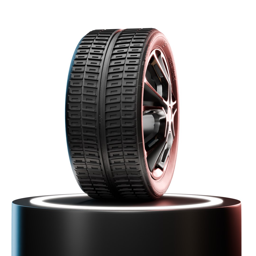 3D Realistic Wheel 3D Model 4K PBR Texture High Quality Game Ready Low ...