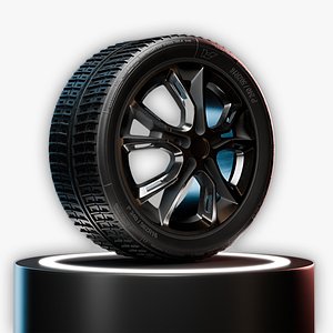 3D Realistic Wheel 3D Model 4K PBR Texture High Quality Game Ready Low-poly 3D model