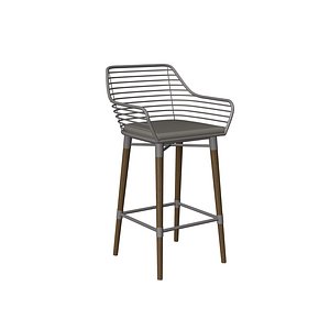 Designform Emerson Stool - Commercial Outdoor Bar Stool