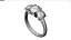Three stone Engagement ring