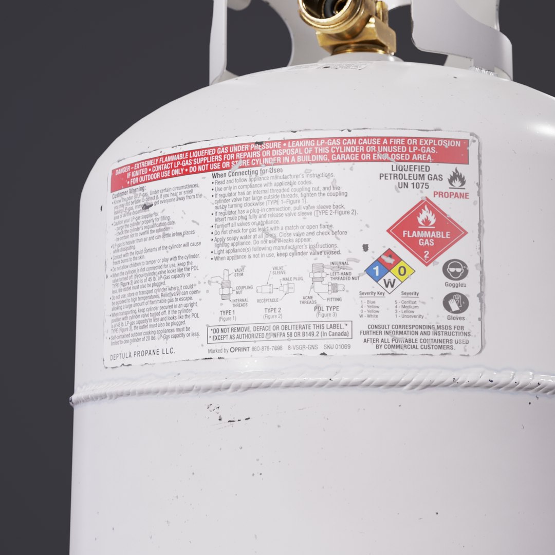 3D Propane Tank https://p.turbosquid.com/ts-thumb/u2/7zBDAx/Tn/propane_labels_v4/png/1778456706/1920x1080/fit_q87/0f73afd795694800465e638151520562cd23c09e/propane_labels_v4.jpg