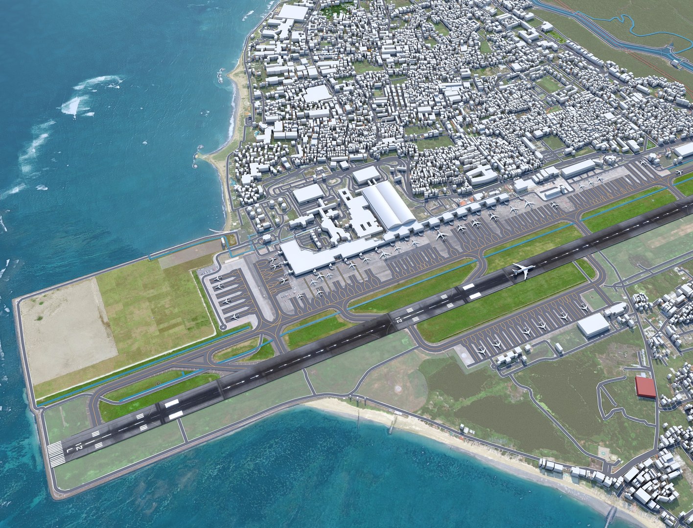 Ngurah Rai International Airport model https://p.turbosquid.com/ts-thumb/u2/815IMY/8t/1/jpg/1673627721/1920x1080/fit_q87/c0f99529dcfc6531be5de6486365c5b9de985e77/1.jpg