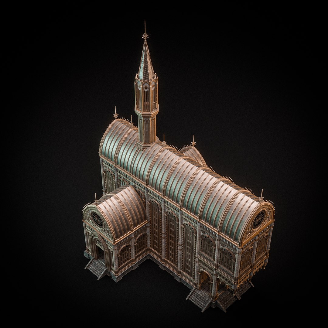 GOTHIC MODULAR BUILDING 5 Model - TurboSquid 2315035
