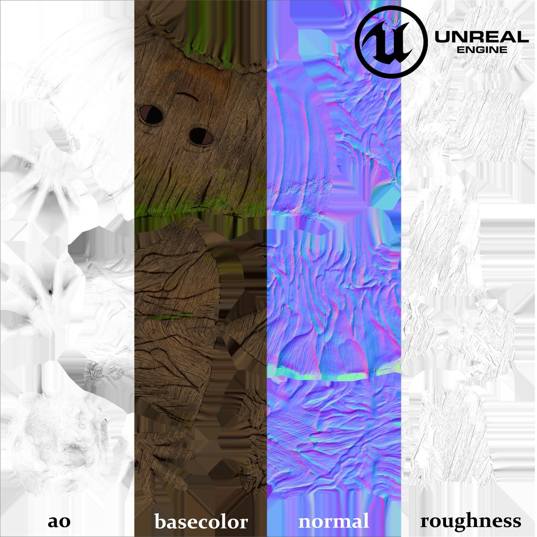 3D Groot - TurboSquid 1464308