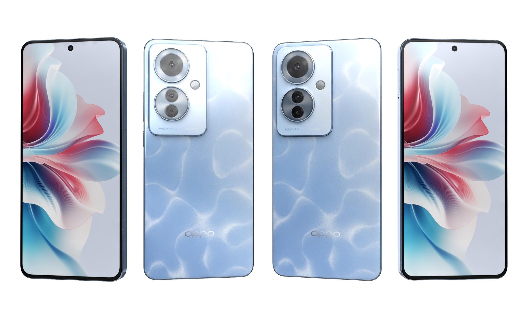 3D Oppo Reno 11 F Blue - TurboSquid 2200739