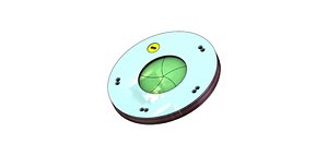 3DP5BLROD40A-mechanical iris for 3d printing