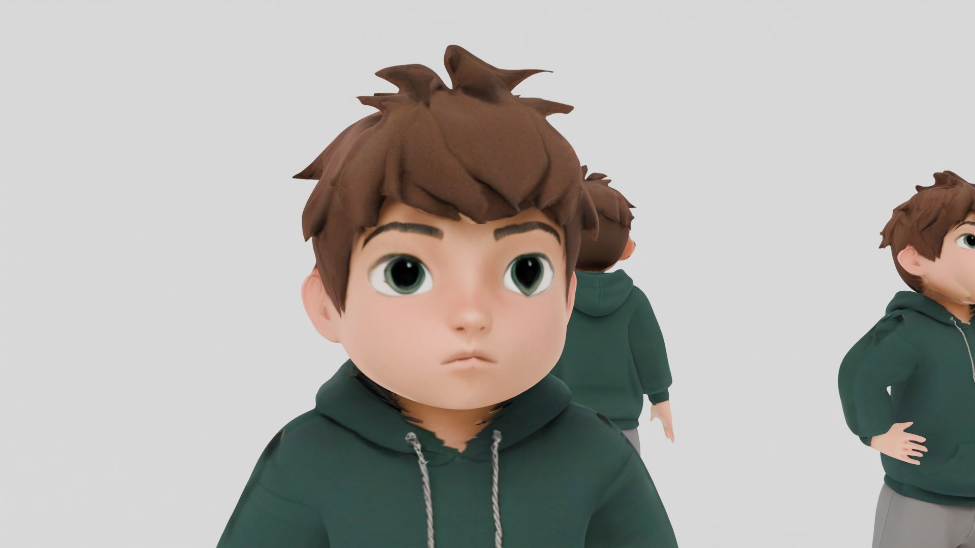 Low Poly Stylized Boy Game Ready Character Model 3D - TurboSquid 2426901