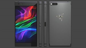 3D razer phone model