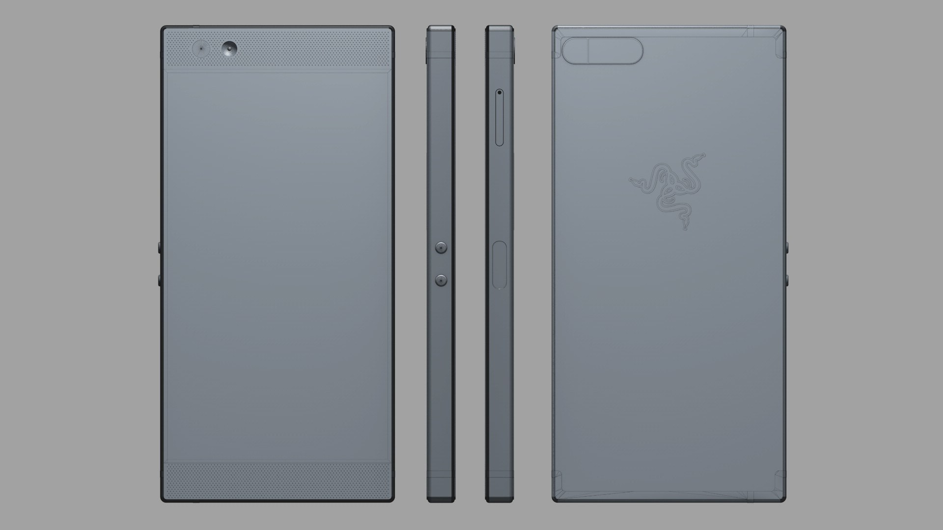 3D razer phone model - TurboSquid 1246298