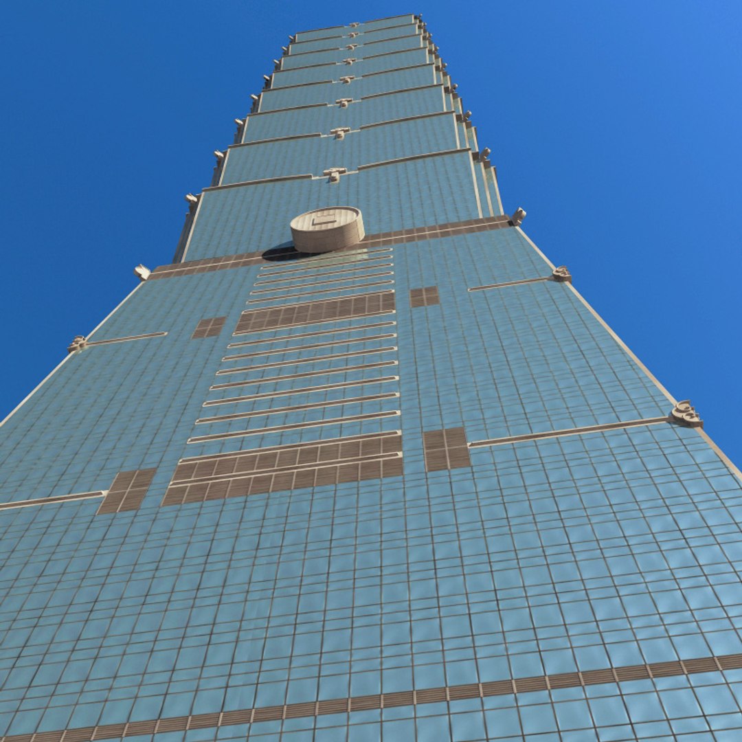 Taipei 101 Tower 3d Model