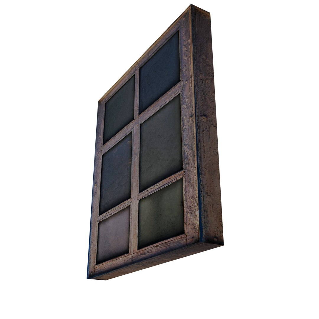 Old Glass Window 3D Model - TurboSquid 2139637