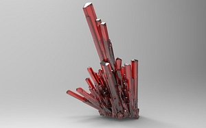 Crystal Emerald Gem 3D Model Quartz 04