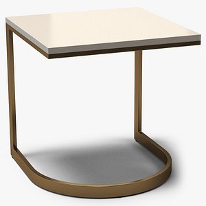 square end table metal 3D model