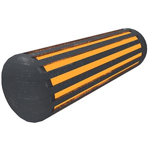 sci-fi wall light street obj