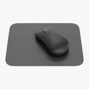 3D model Mouse with Mousepad