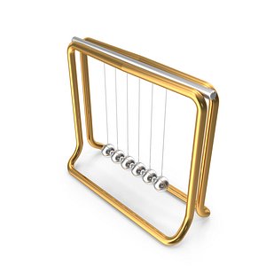 3D model newton cradle