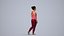 00349Anisa003 - Adult Caucasian woman walking in summer sportswear for fitness environments