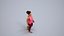 00349Anisa003 - Adult Caucasian woman walking in summer sportswear for fitness environments