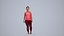 00349Anisa003 - Adult Caucasian woman walking in summer sportswear for fitness environments