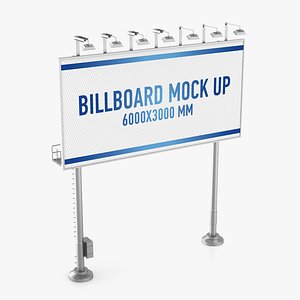 billboard advertising 3d model